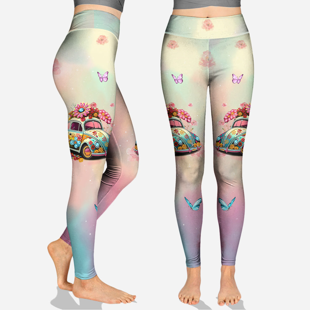 Running Against The Wind - Personalized Hippie Hoodie and Leggings