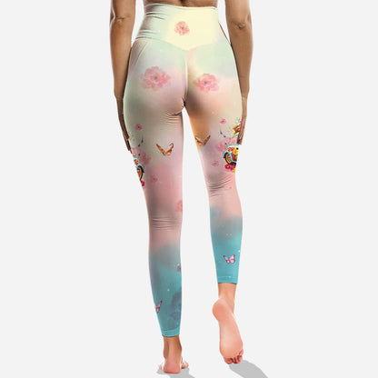Running Against The Wind - Personalized Hippie Hoodie and Leggings