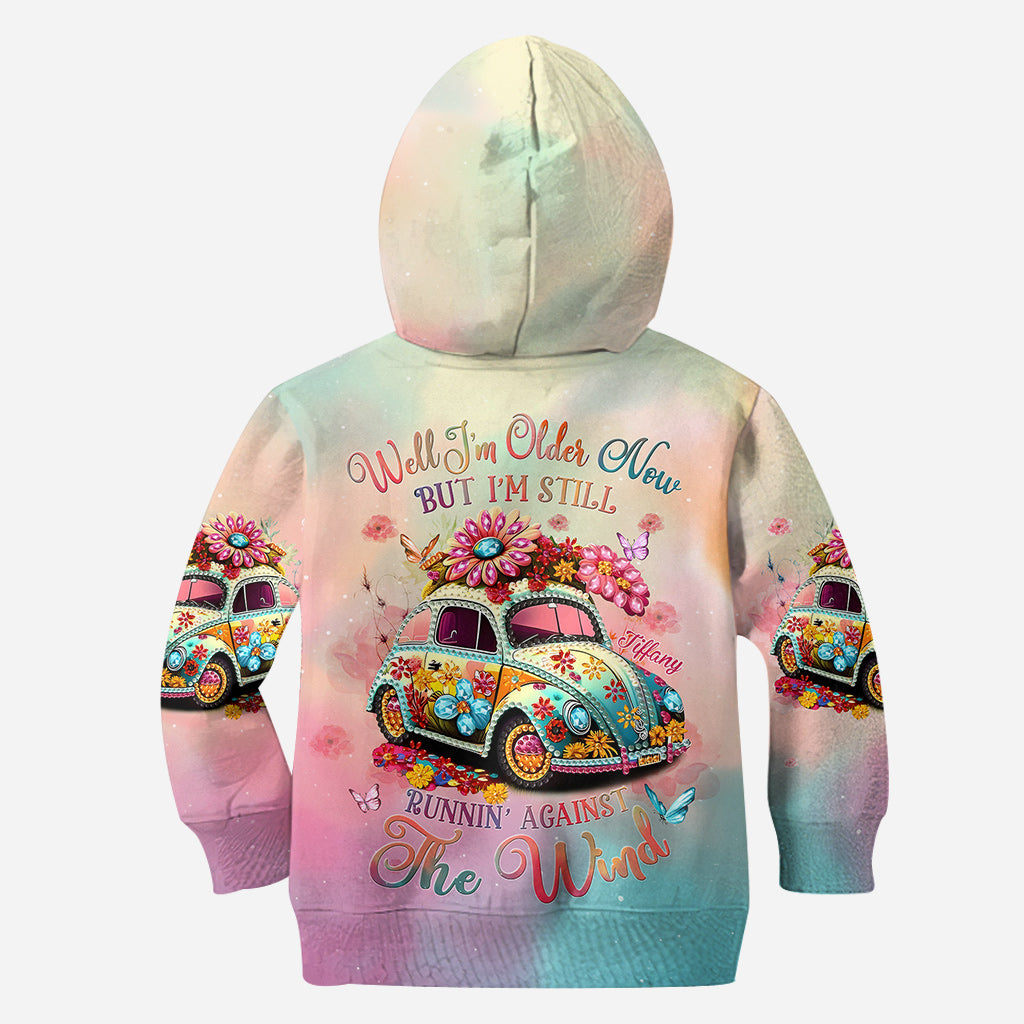 Running Against The Wind - Personalized Hippie Hoodie and Leggings