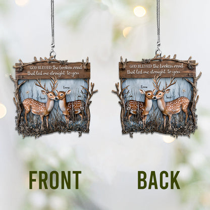 You And Me We Got This Dear Couple - Personalized Hunting Car Ornament