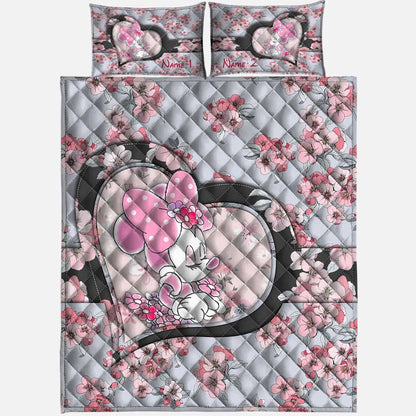 Cute Mouse Ears - Personalized Mouse Quilt Set