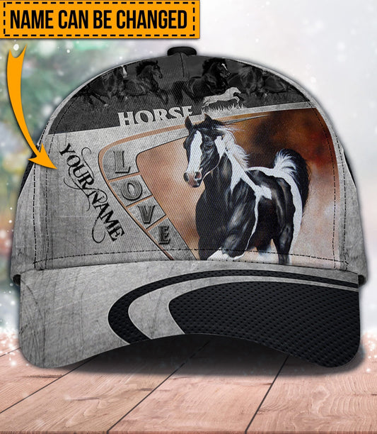 Love Horses - Personalized Horse Classic Cap 0823