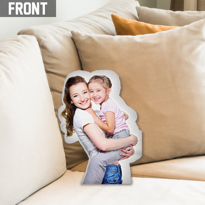 Custom Photo Humanoid - Personalized Step Mom Shaped Pillow