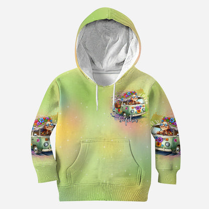 Running Against The Wind - Personalized Hippie All Over Shirt