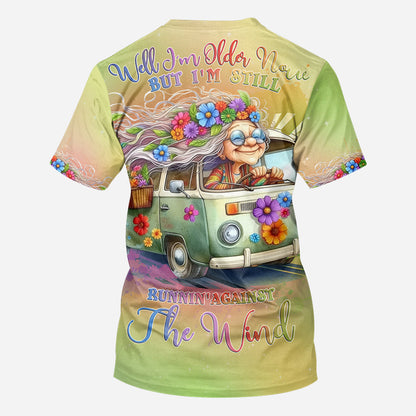 Running Against The Wind - Personalized Hippie All Over Shirt