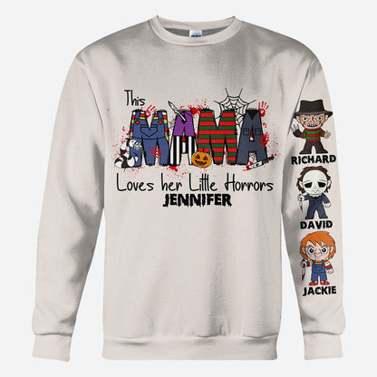 This Mama Loves Her Little Horror - Personalized All Over Shirt