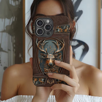 Stunning Deer - Personalized Hunting Full Print Phone Case