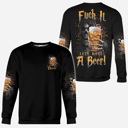 Lets Have A Beer! - Personalized Beer All Over Shirt