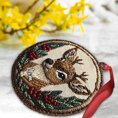 Deer Family - Personalized Family Ornament