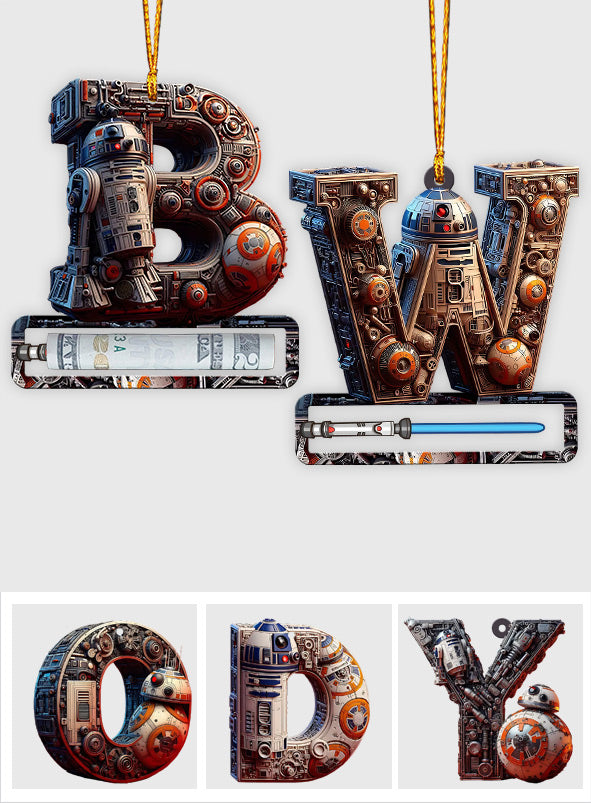 Few Bucks For Christmas - Personalized The Force Ornament
