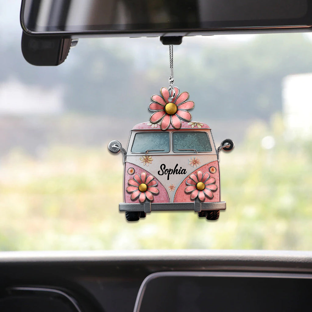 Hippie Soul - Personalized Hippie Car Ornament