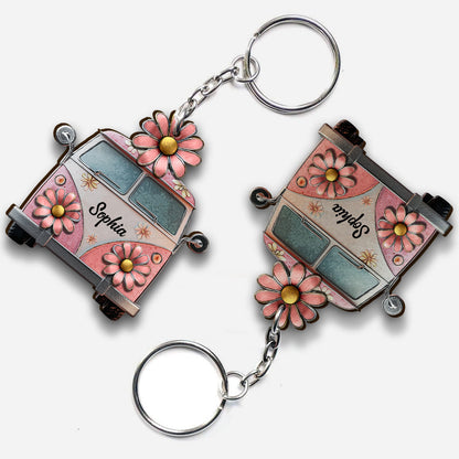 Hippie Soul - Personalized Hippie Keychain