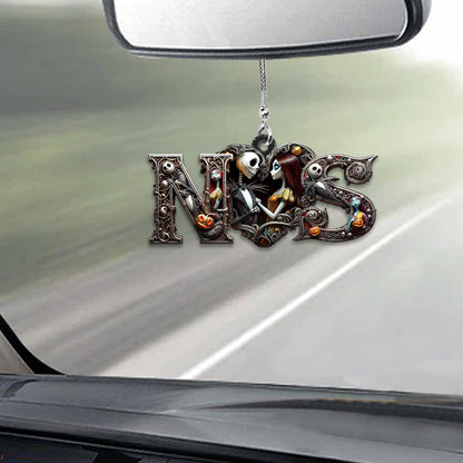 Till Death Do Us Part - Personalized Nightmare Car Ornament