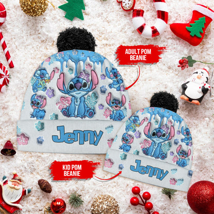 Ohana Means Family - Personalized Ohana Beanie Hat