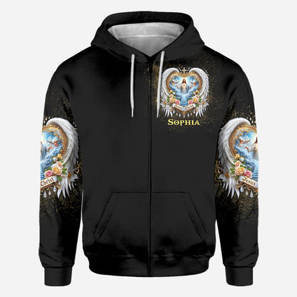 I Believe in God and the Power of Prayer - Personalized Christian All Over Shirt