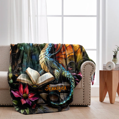 Love Dragons - Personalized Dragon Blanket