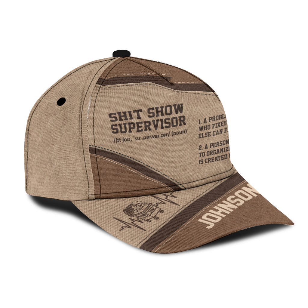 Shit Show Suppervisor - Personalized Colleague Classic Cap
