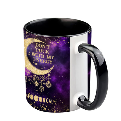 Don't F With My Energy - Personalized Witch Accent Mug