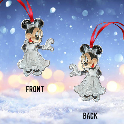 Cute Mouse Couple Married - Personalized Mouse Ornament