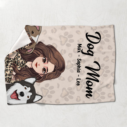 Cat Mom - Cat gift for cat lover - Personalized Blanket