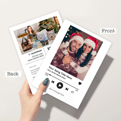 Personalized Greeting Gift Card Photo Song