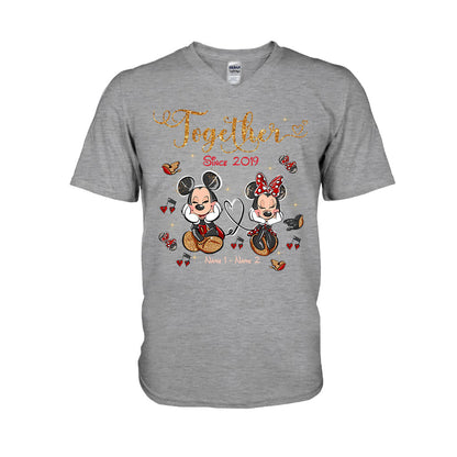 Together Since - Personalized Mouse T-shirt and Hoodie