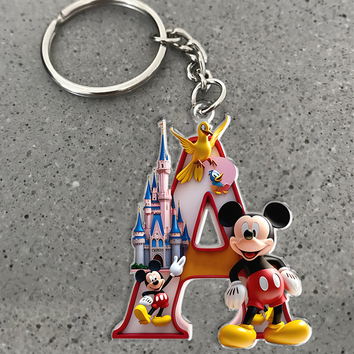 Magic World - Personalized Mouse Keychain