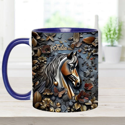 Stunning Horse - Personalized Horse Accent Mug