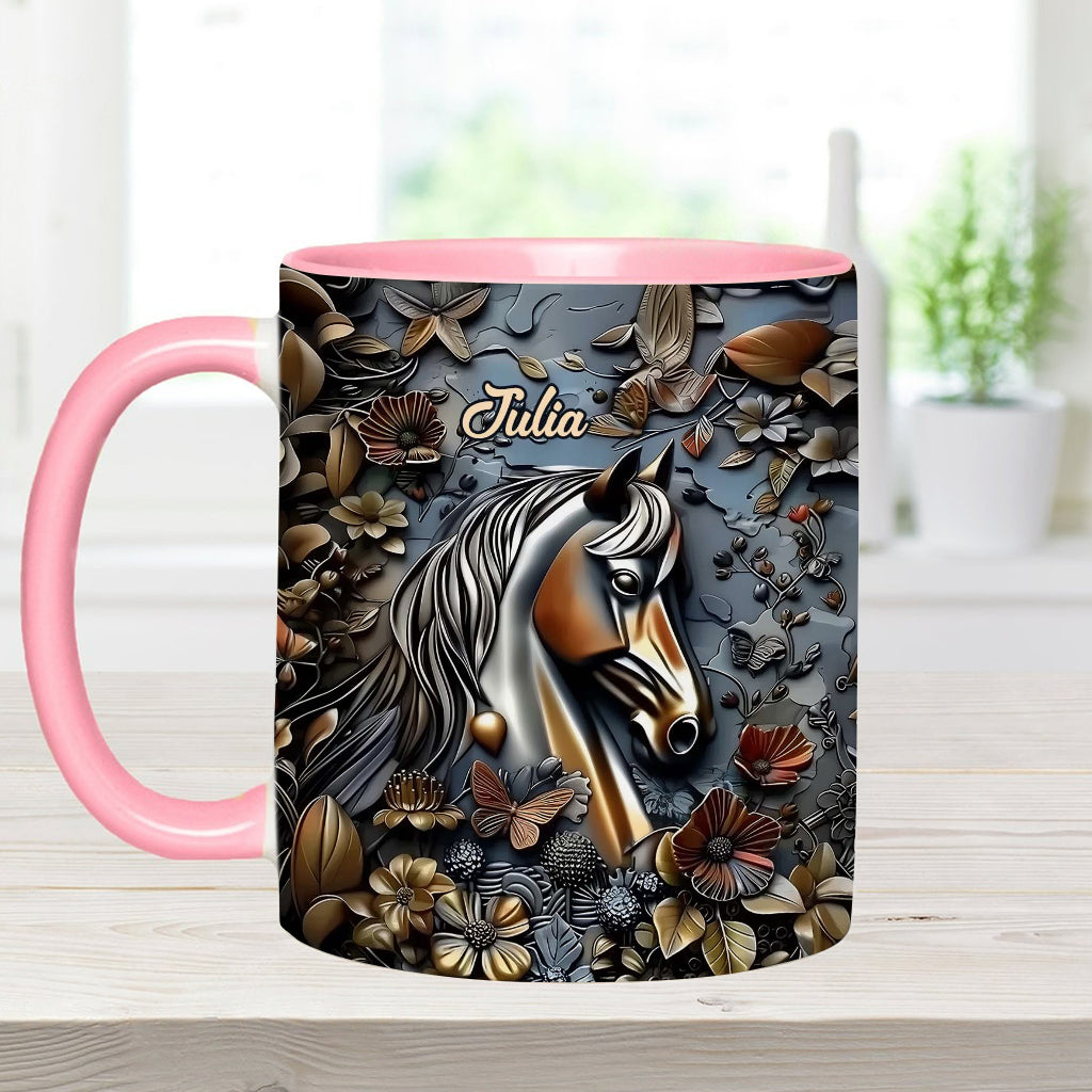 Stunning Horse - Personalized Horse Accent Mug