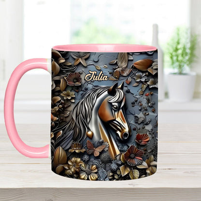 Stunning Horse - Personalized Horse Accent Mug