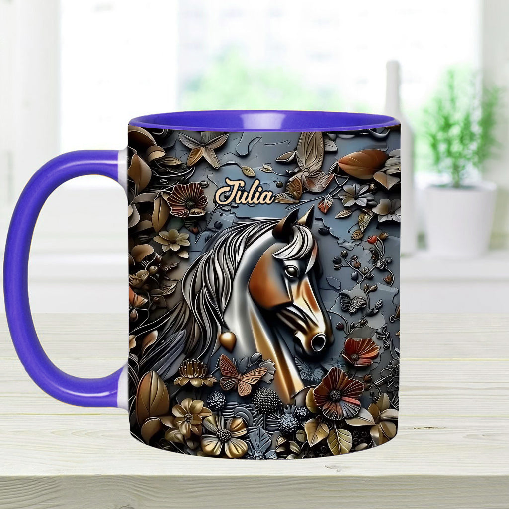 Stunning Horse - Personalized Horse Accent Mug