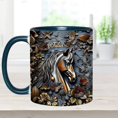Stunning Horse - Personalized Horse Accent Mug