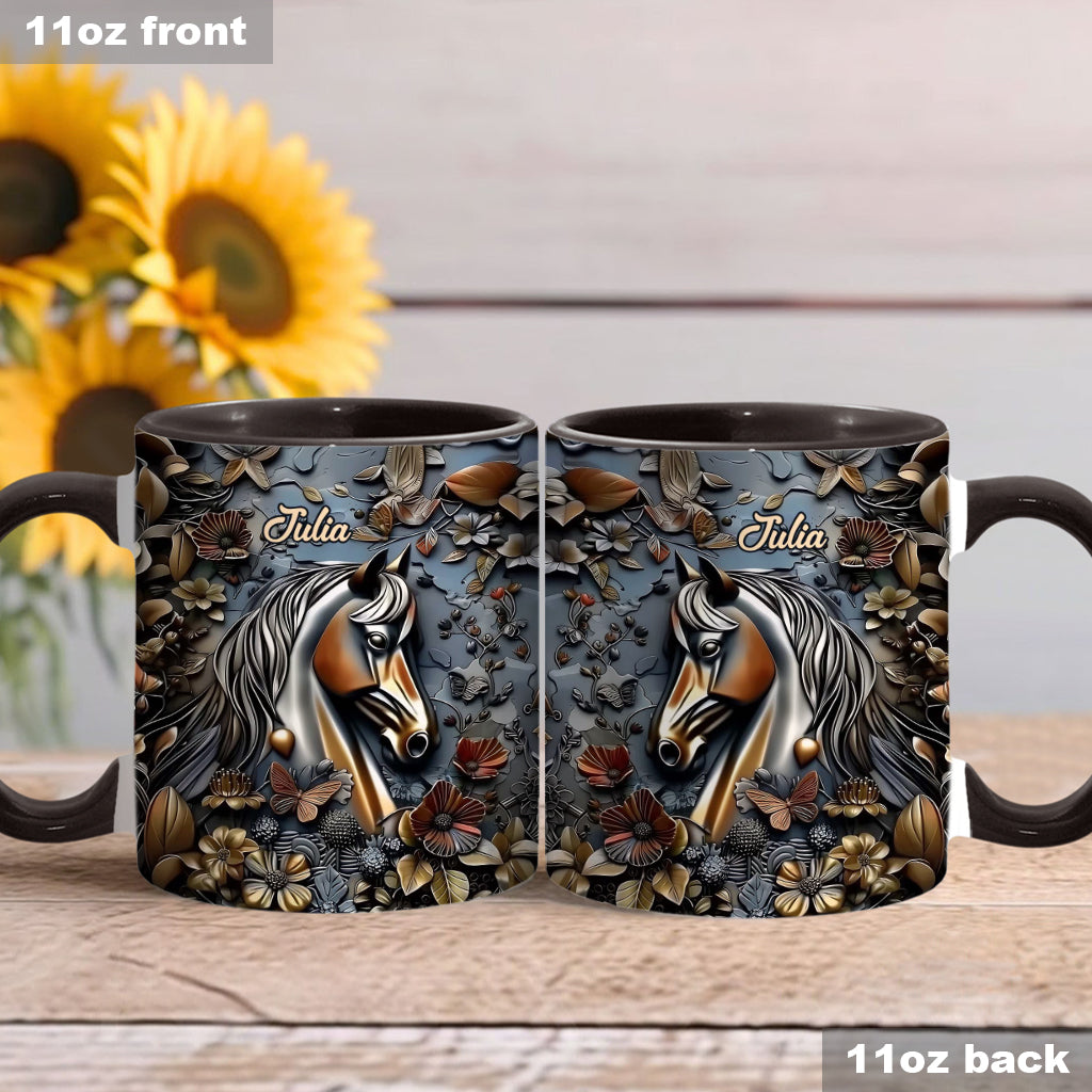 Stunning Horse - Personalized Horse Accent Mug