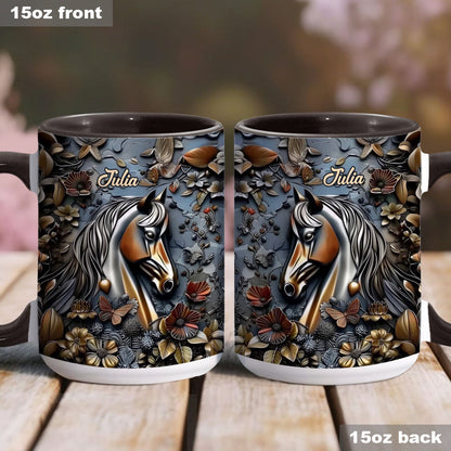 Stunning Horse - Personalized Horse Accent Mug