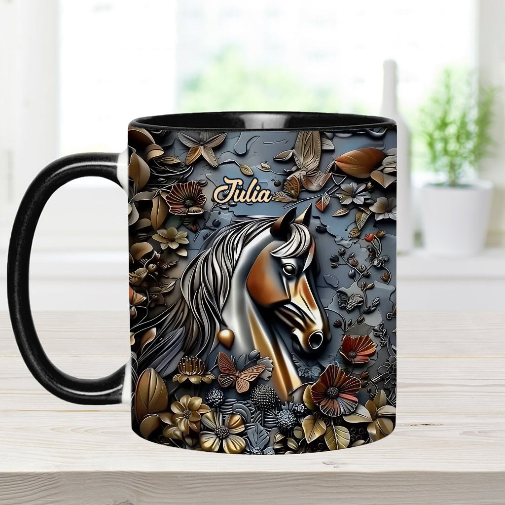 Stunning Horse - Personalized Horse Accent Mug