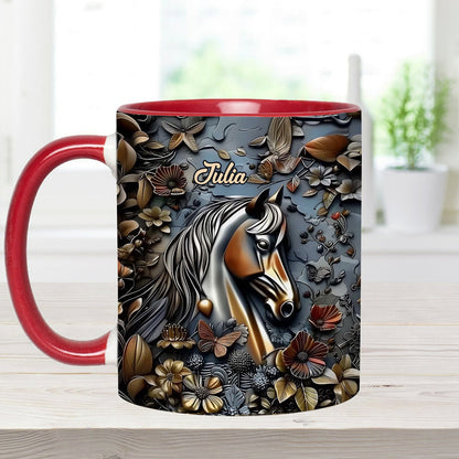 Stunning Horse - Personalized Horse Accent Mug