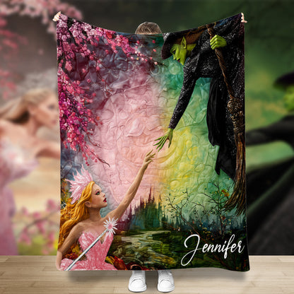 Changed For Good Witch & Princess - Personalized Blanket