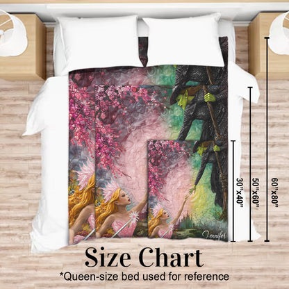 Changed For Good Witch & Princess - Personalized Blanket