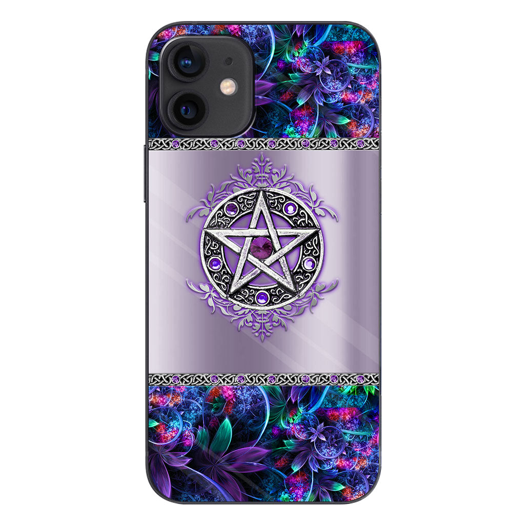 Purple Pentacle Witch - Personalized Phone Case
