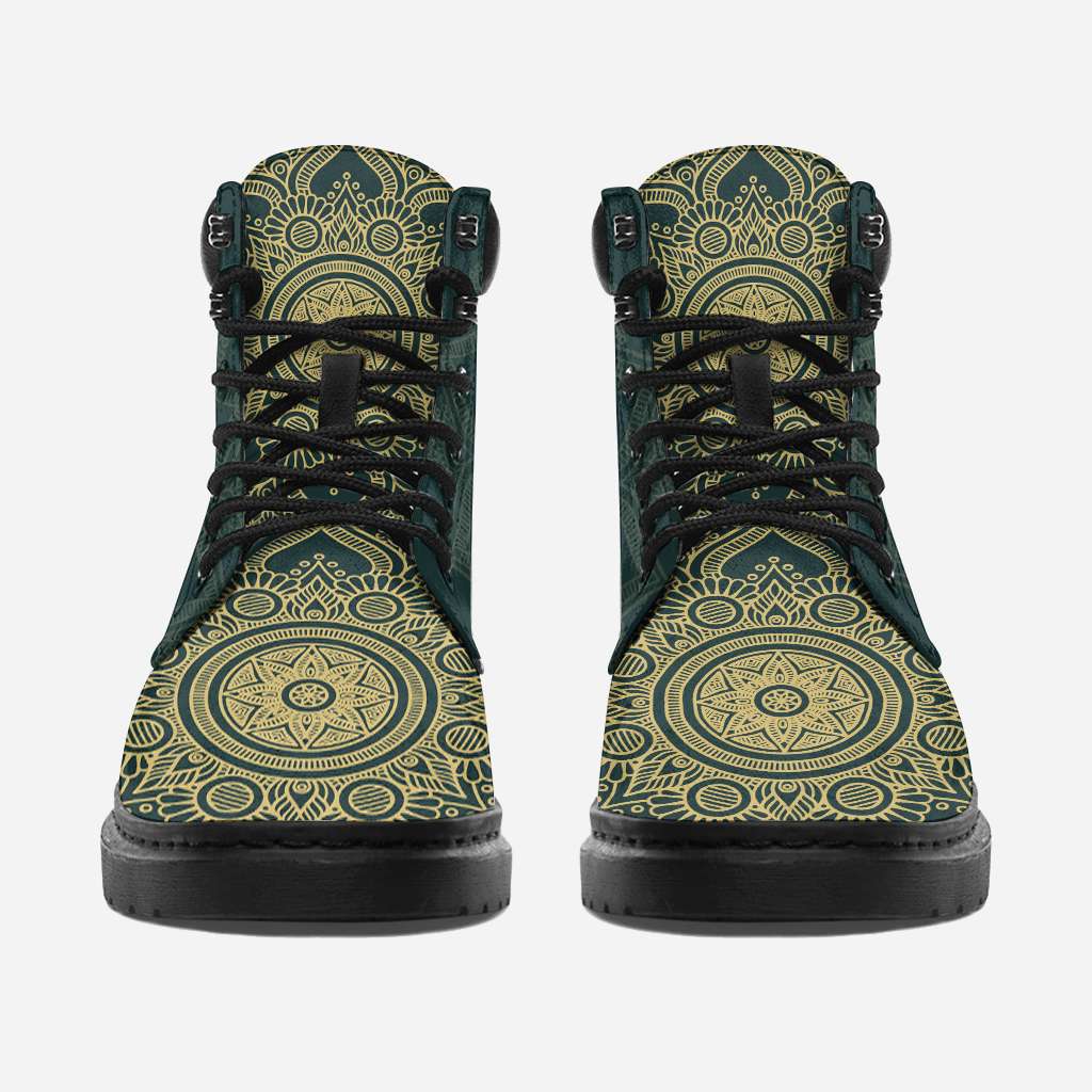 Sea Turtle Mandala Turtle All Season Boots 0622