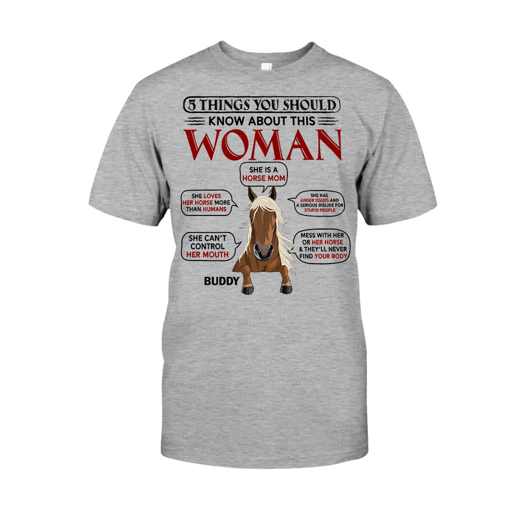 Horse Mom - Personalized Horse T-shirt & Hoodie