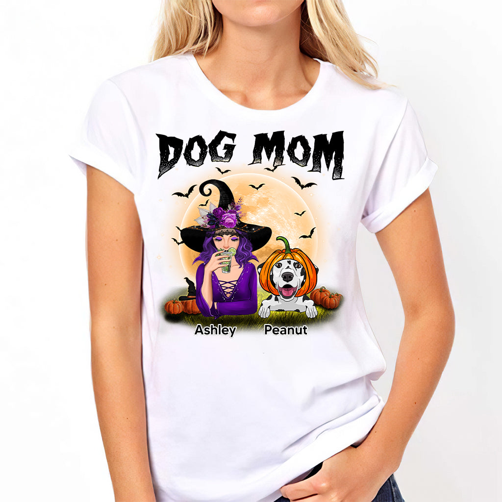 Dog Mom - Personalized Witch T-shirt & Hoodie