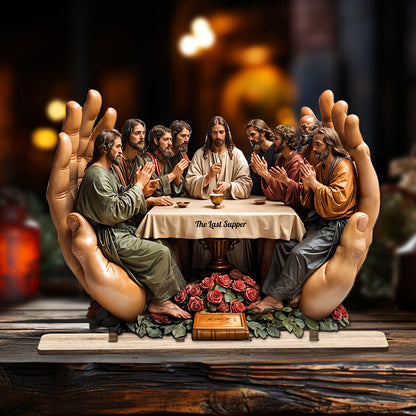The Last Supper - Personalized Christian 1 Layered Big Freestanding