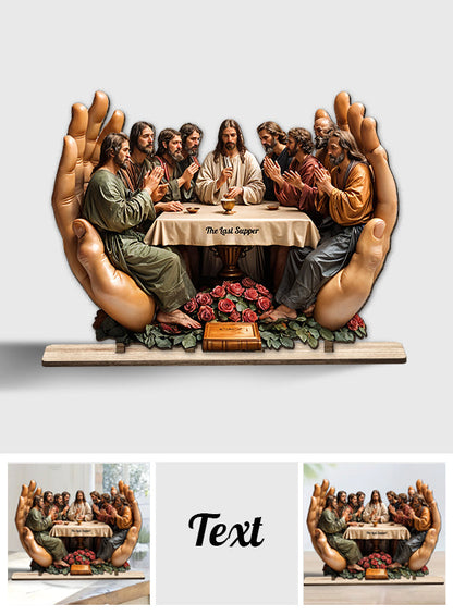 The Last Supper - Personalized Christian 1 Layered Big Freestanding