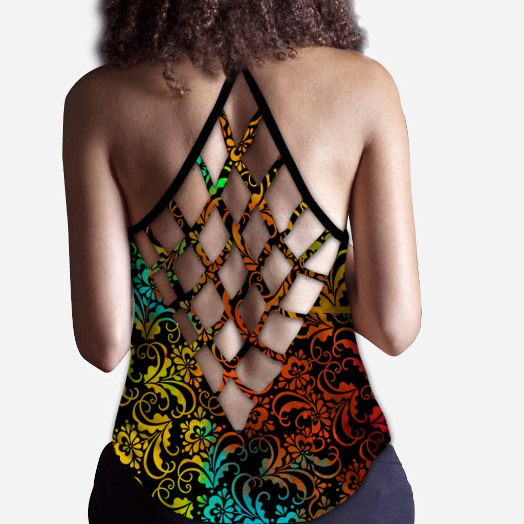 Love Cats Cross Tank Top