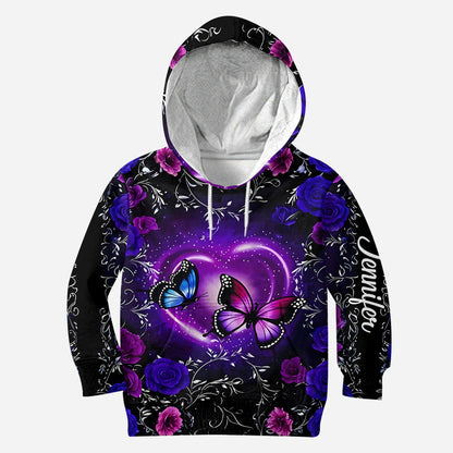 Love Butterflies - Personalized Butterfly Hoodie and Leggings