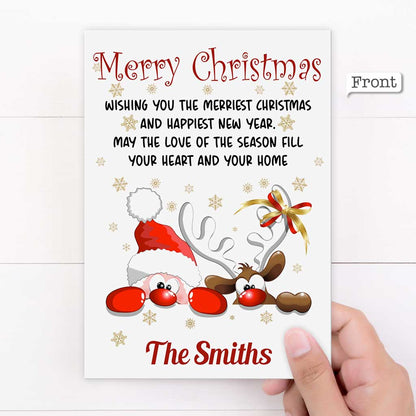 Personalized Greeting Gift Card Jingle & Mingle