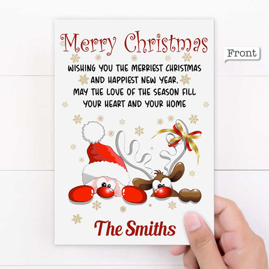 Personalized Greeting Gift Card Jingle & Mingle