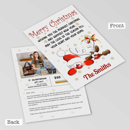 Personalized Greeting Gift Card Jingle & Mingle