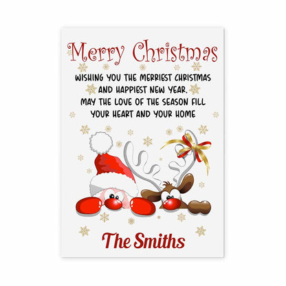 Personalized Greeting Gift Card Jingle & Mingle